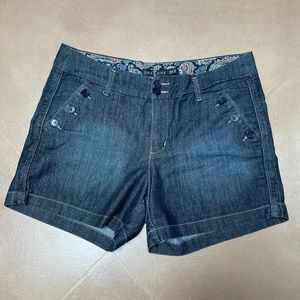 Denim shorts